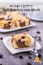 Geben sie den teig in eine mit backpapier ausgelegte backform (28 zentimeter) und backen sie ihn bei 175 grad rund 45 minuten. Apfelkuchen Vom Blech Mit Marmor Muster Backina Rezept Kuchen Und Torten Rezepte Kuchen Und Torten Kuchen