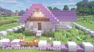 If you're after some inspiration for your next build, then we've dug a little deeper into minecraft house designs available to set you on your . Tried To Make A Cute White Purple House For 1 Tutorial In Comments R Minecraftbuilds