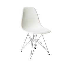 Touch device users can explore by touch or. Weisser Stuhl Mit Silbernen Beinen56x47x81 5 Qechic