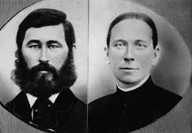 This is a photo of my grandmother, Alice Booker Bruffett, and her second  husband, Henry “Newt” Bruffett, taken in Reeds Spring in 1959. They were a  colorful pair—and Mr. Bruffett was legendary