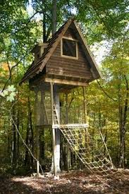 Tree house designs for kids look beautiful with a roof or as a an open deck. Treehouse Kids Design Ideas Pictures Remodel And Decor Tree House Diy Tree House Kids Tree House