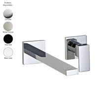 Mitigeur Lavabo Encastre Design Q Bec 25 Cm 4 Finitions Treemme