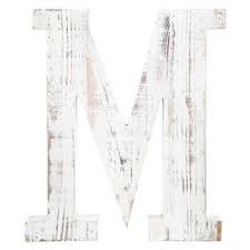 Whitewash Wood Letter Wall Decor M Hobby Lobby 1329341 Wood Letter Wall Decor Letter Wall Decor Letter Wall