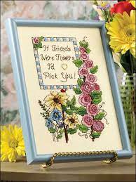 Looking for an advice video on how to design cross stitch patterns? If Friends Were Flowers Cross Stitch Free Patterns