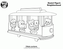 Fred rogers was a presbyterian minister who taught the lessons family, friends and being good and kind to each other. Daniel Tiger Coloring Page Coloring Home