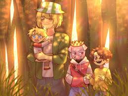Dadza And His Bois Minecraft Fan Art My Dream Team Dream Friends