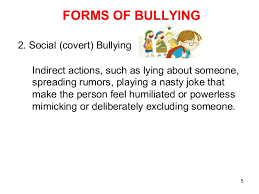 Anti Bullying Salient Points