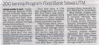 Jangan nilai pemimpin berdasarkan kelayakan akademik. 200 Terima Program Food Bank Siswa Utm Universiti Putra Malaysia
