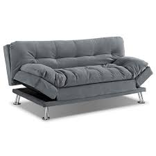 Waltz Gray Futon Sofa Bed Futon Sofa Sofa Bed With Chaise Best Sleeper Sofa