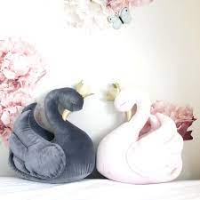 Swan Plush Love Me Swan Plush Large Swan Decor Soft Toy Patterns Handmade Toys