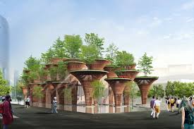 Milan Expo 2015 Vo Trong Nghia S Lotus Inspired Vietnamese Pavilion With Images Biomimicry Architecture Pavillion Design Green Architecture