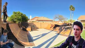 Skating in the backyard with leticia bufoni. Skating A Fan S Private Backyard Skatepark Youtube