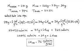 Heat of fusion of water. How Will You Determine The Latent Heat Of Ice Quora
