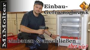 Einbau Gefrierschrank Einbauen Von M1molter Youtube