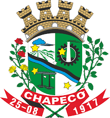 Escudo clássico flamengo ibérico, encimado pela coroa mural que a classifica com a primeira grandeza (capital), das quais apenas cinco, são visíveis em perspectiva, representada pela cor do metal ouro. Brasao De Chapeco Wikipedia A Enciclopedia Livre