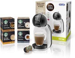 Check spelling or type a new query. De Longhi Nescafe Dolce Gusto Mini Me Single Serve Capsule Coffee Machine Starter Kit Including Starbucks Coffee Edg155 Bg Black Grey Amazon Co Uk Home Kitchen