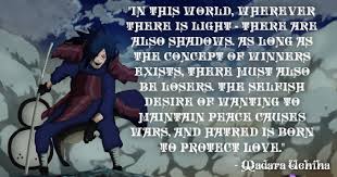Thinking of peace whilst spilling . Madara Uchiha Eye Opening Quotes With Explanation