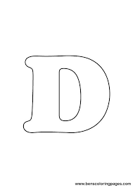 Customize your alphabet coloring pages by changing the font and text. Free Letter D Coloring Page Letter Stencils Free Lettering Lettering