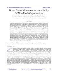 Here's a list of the top 100. Pdf Board Composition And Accountability Of Non Profit Organizations