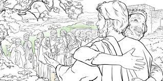 Print out to make a diy colouring book for your kids. Picture Activities Bible Stories
