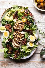 Grilled Balsamic Chicken Cobb Salad Half Baked Harvest Recipe Grilled Chicken Recipes Green Salad Recipes Half Baked Harvest Recipes
