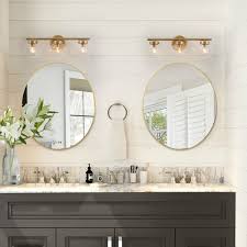 Rosdorf Park Connie 3 Light Dimmable Gold Vanity Light Reviews Wayfair