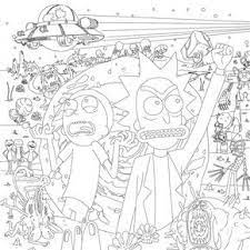 Rick And Morty Coloring Pages Coloring Books Rick And Morty Drawing Love Coloring Pages