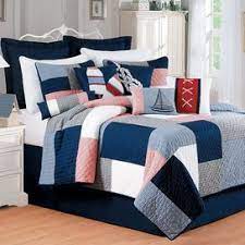 Transform Your Bedroom Into A Cozy Retreat With This Timeless Bedding Essential Product Bedding Home Decor Coastal Bedroom Decorating Nautical Decor Bedroom