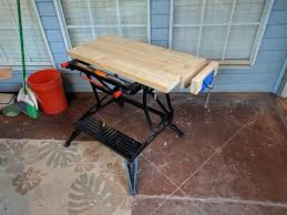 Black And Decker Wood Workbench Finished My Workbench Upgrade Woodworking Workbench Workbench Woodworking Bench