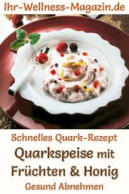 Proteinreiches frühstück mit haferflocken, quark und nüssen. Quarkspeise Mit Fruchten Magerquark Rezept Zum Abnehmen Gesunde Rezepte Zum Abnehmen Fruhstuck Quarkspeise Rezepte