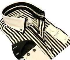 Tommy hilfiger men's dress shirt plaid size xl long sleeve. Dmitry Italian Cotton Men S Black Striped Long Sleeve Dress Shirt Dmitry Ties