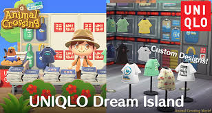 You can get these using the kiosk or the custom. Uniqlo Dream Island Opens With Clothing Designs For Your Animal Crossing New Horizons Character Animal Crossing World