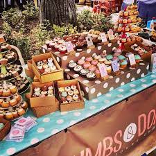 Crumbs Doilies News Cake Stall Bake Sale Packaging Bake Sale Displays