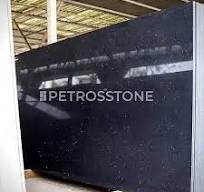Glitz Black Quartz Slab | Stylish kitchen countertop material