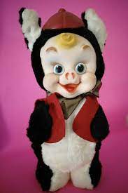 Vintage Rushton Rubber Face Pig Plush Stuffed Animal Rare 1950 S Ebay Pig Plush Plush Stuffed Animals Rushton Toys