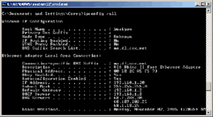 Resultado de imagen de ipconfig"