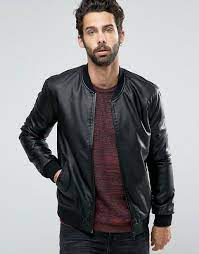 Pin By Handmade Envy On Glee Mens Leather Bomber Jacket Black Leather Jacket Men Leather Bomber Jacket