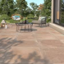 Dalle Travertin Marron Beige L 61 X L 61 Cm X Ep 15 Mm Carrelage Exterieur Carrelage Sol Travertin