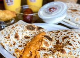 .recipe*easy chicken fry +eating chicken masala with rice and boiled eggs *eating show* onek din por baire giye momo ar fuchka khelam |. Easy Chicken Roti West Indian Chicken Roti Recipe Cdkitchen Com