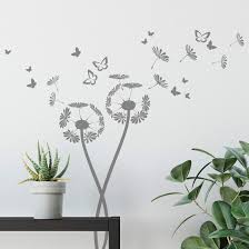Referendariat spanisch (aber nicht nur!) Wandtattoo Pusteblumen Mit Schmetterlingen Wall Art De