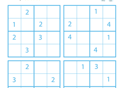 This page contains a collection of math worksheets on a number of second these are printable sheets and hence can be used for an ebook collection. 2nd Grade Puzzles Sudoku Worksheets Free Printables Education Com