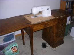 How To Convert An Old Sewing Cabinet Or Table To Hold A New Sewing Machine Sewing Machine Table Redo Sewing Machine Table Diy Sewing Table