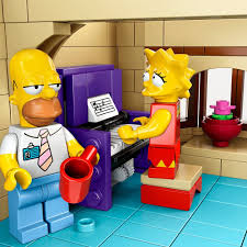 Homer, marge, bart, lisa, maggie and ned flanders. Die Simpsons Lego Haus Amazon De Spielzeug