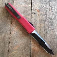 Microtech Ultratech S/E OTF RED (3.4" Black Plain) 121-1RD – GearBarrel.com