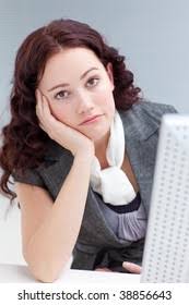 Bored Person Front Computer: Over 1,457 Royalty-Free Licensable Stock  Photos