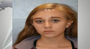 The younger sister of Charleston church shooter Dylann Roof was arrested  Wednesday