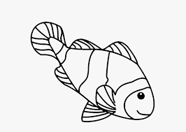 Fish Line Drawings Clown Fish Clipart Black And White Hd Png Download Kindpng Fish drawing sea water animal ocean fishing nature underwater cartoon. fish line drawings clown fish clipart