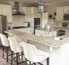 With kitchen islands on casters, simply roll away the island, clean underneath, then roll it back. 12 Best Modern Farmhouse Bar Stools