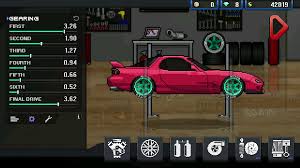 Pixel Racer Gearing