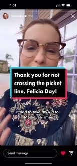 Felicia Day Picket Line